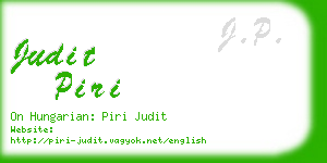 judit piri business card